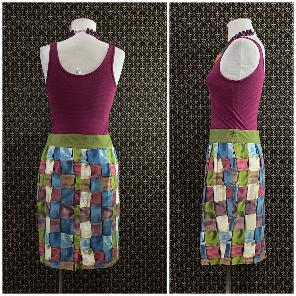 Anthro Patchwork Print Scarf By Ipsa View 4